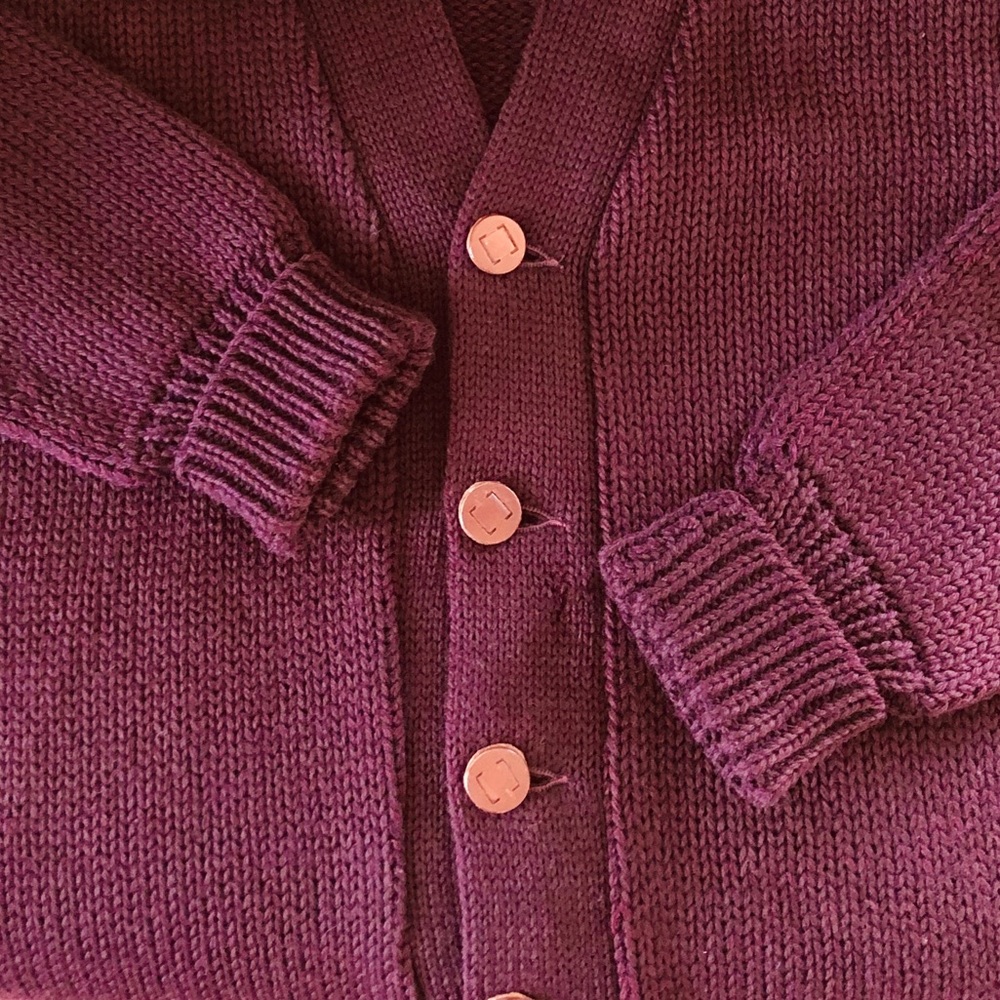 ❌SOLD❌ Shaker Knit Sweater Varsity Letterman Cardigan! - Picture 3 of 16